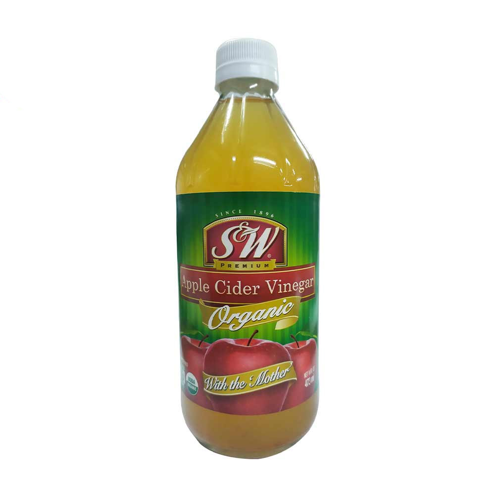 S&W Apple Cider Vinegar Organic With The Mother 473ml