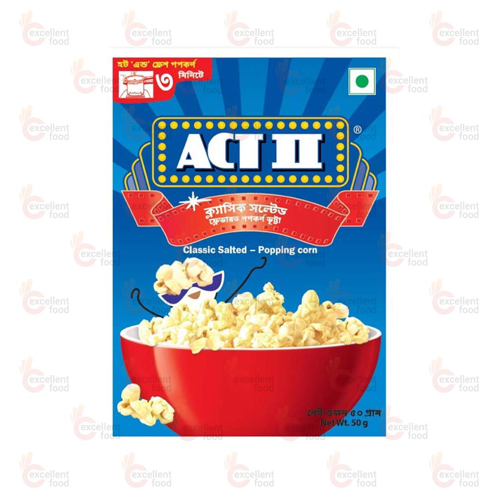 ACT II Classic Salted Popcorn 50g
