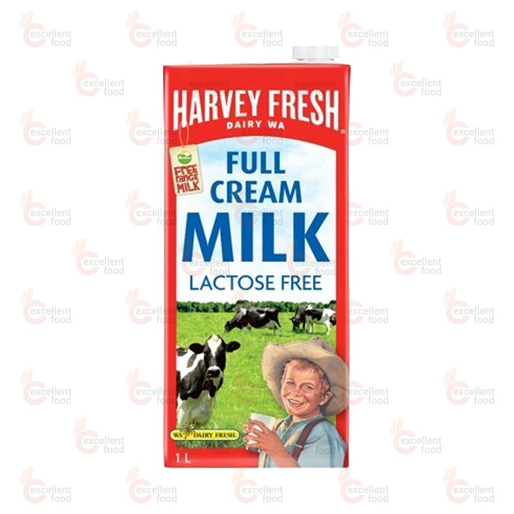Harvey Fresh Lactose Free Full Cream Milk 1ltr
