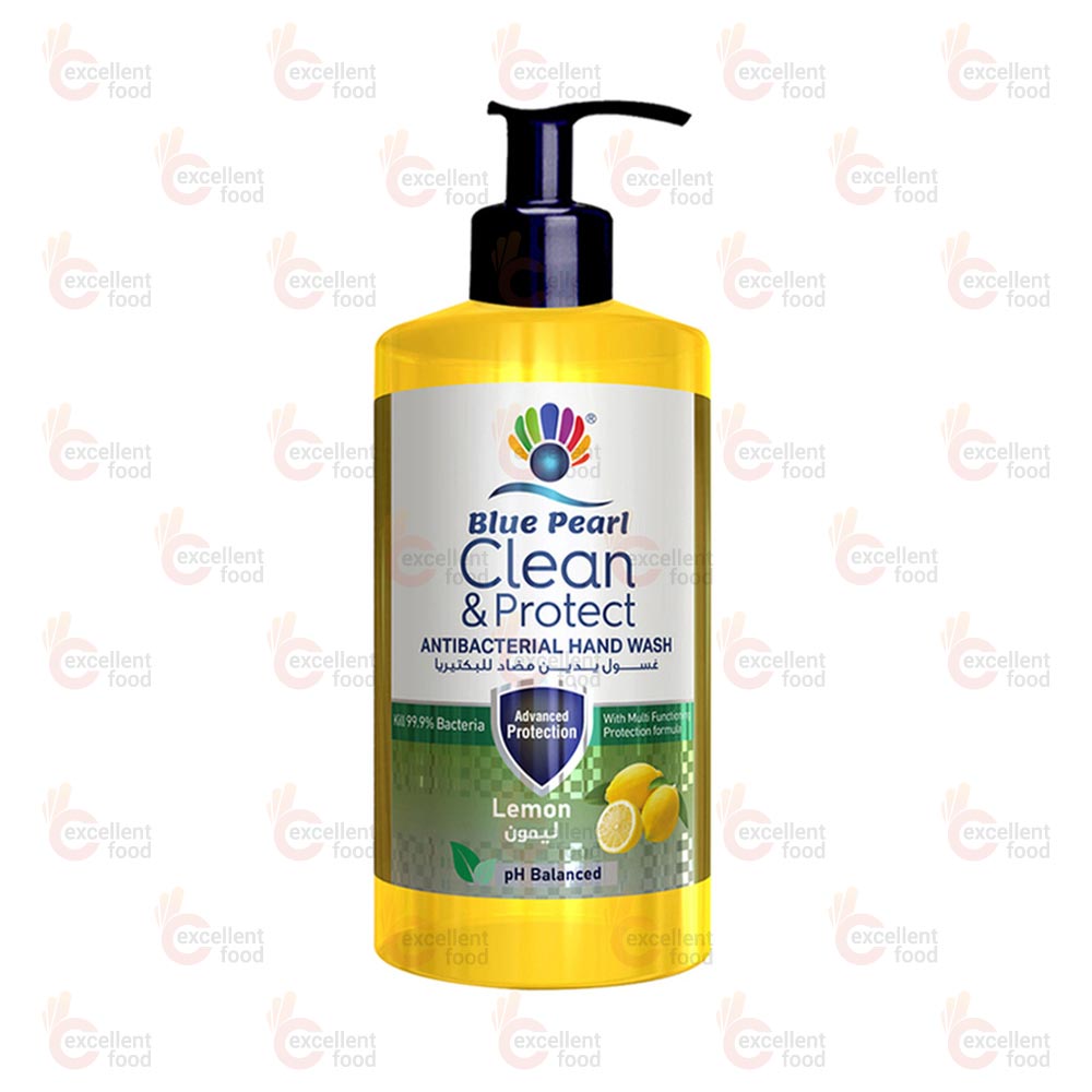 Blue Pearl Clean & Protect Antibacterial Hand Wash Lemon 500ml