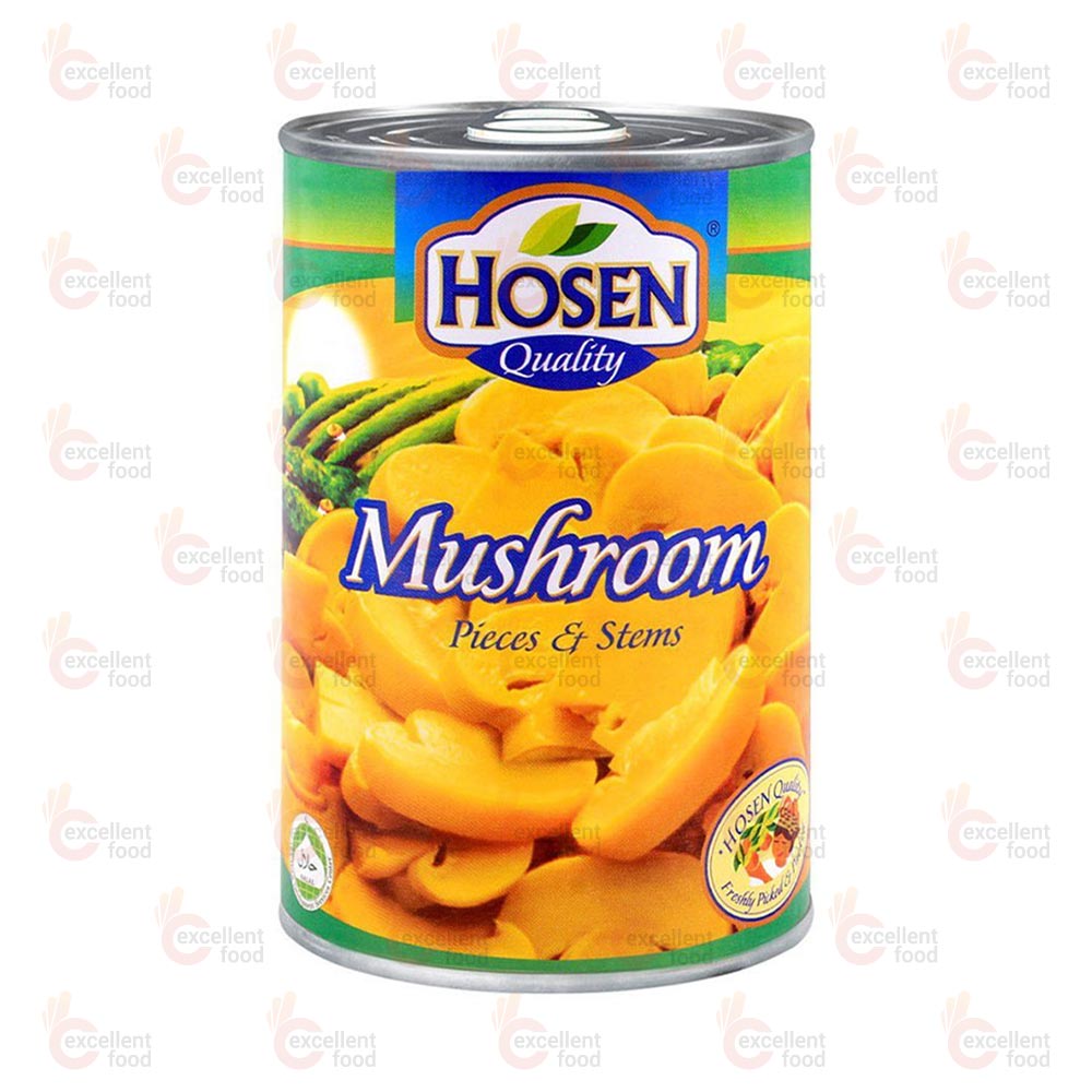 Hosen Mushroom Slice Pieces & Stems 425g