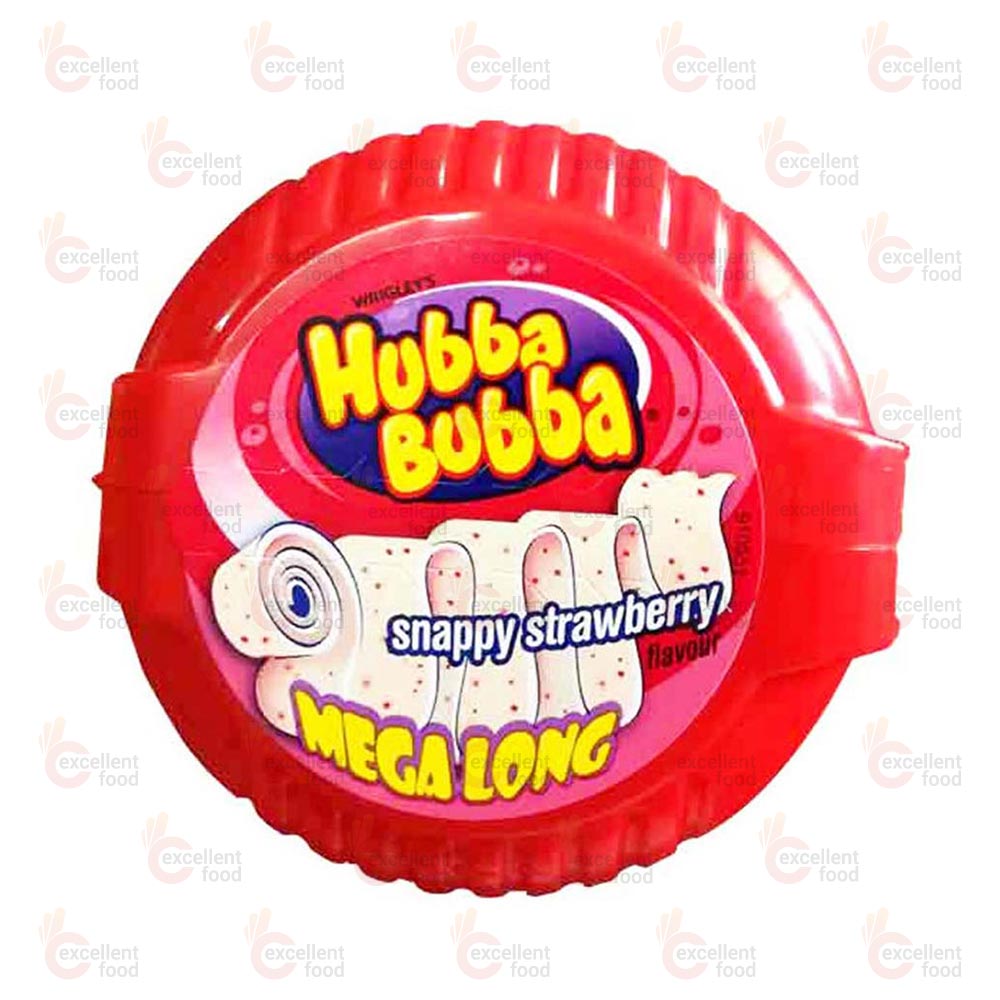 Chewing Gum Wrigley's Hubba Bubba Snappy Strawberry Flavor - 56g
