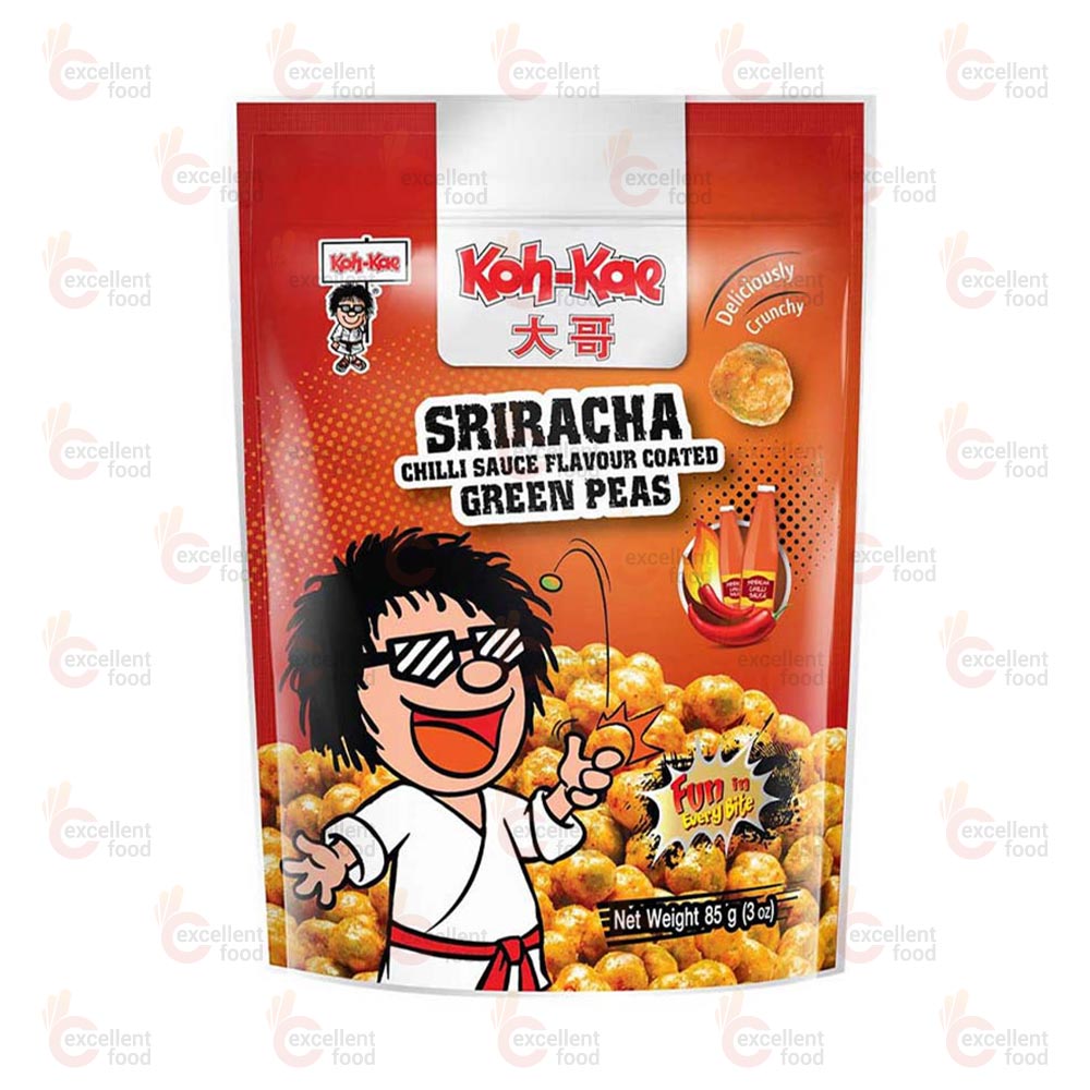 Koh-Kae Sriracha Sauce Coated Green Peas 100gm