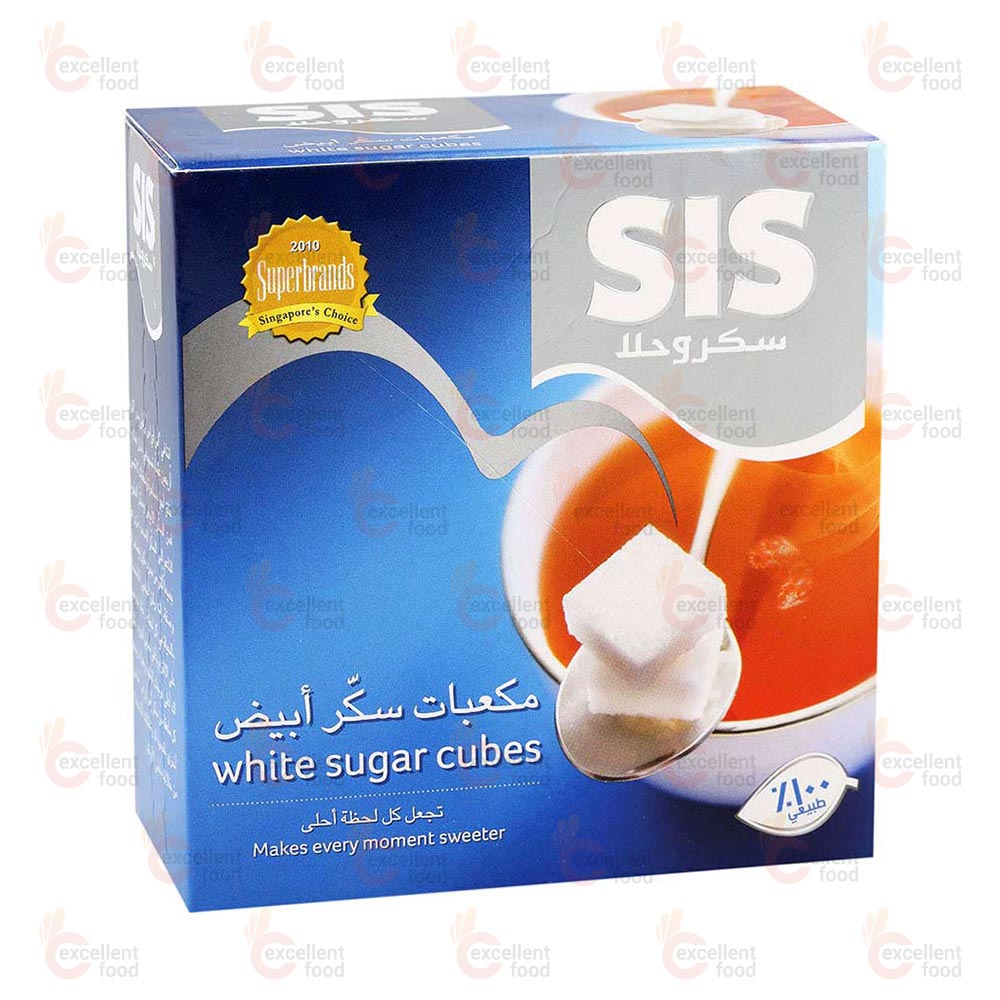 SIS White Sugar Cubes 454gm