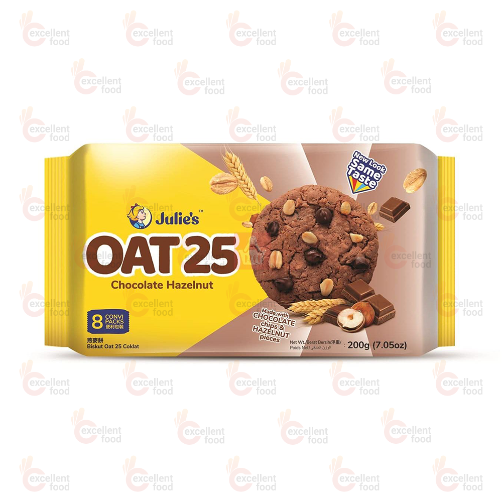 Julie's Oat 25 Chocolate Hazelnut 200gm
