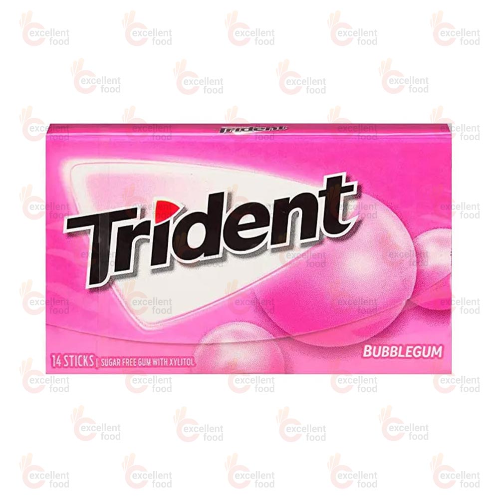 Trident Bubblegum Gum 14 Sticks