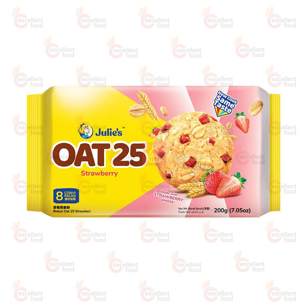 Julie's Oat 25 Straberry 200gm