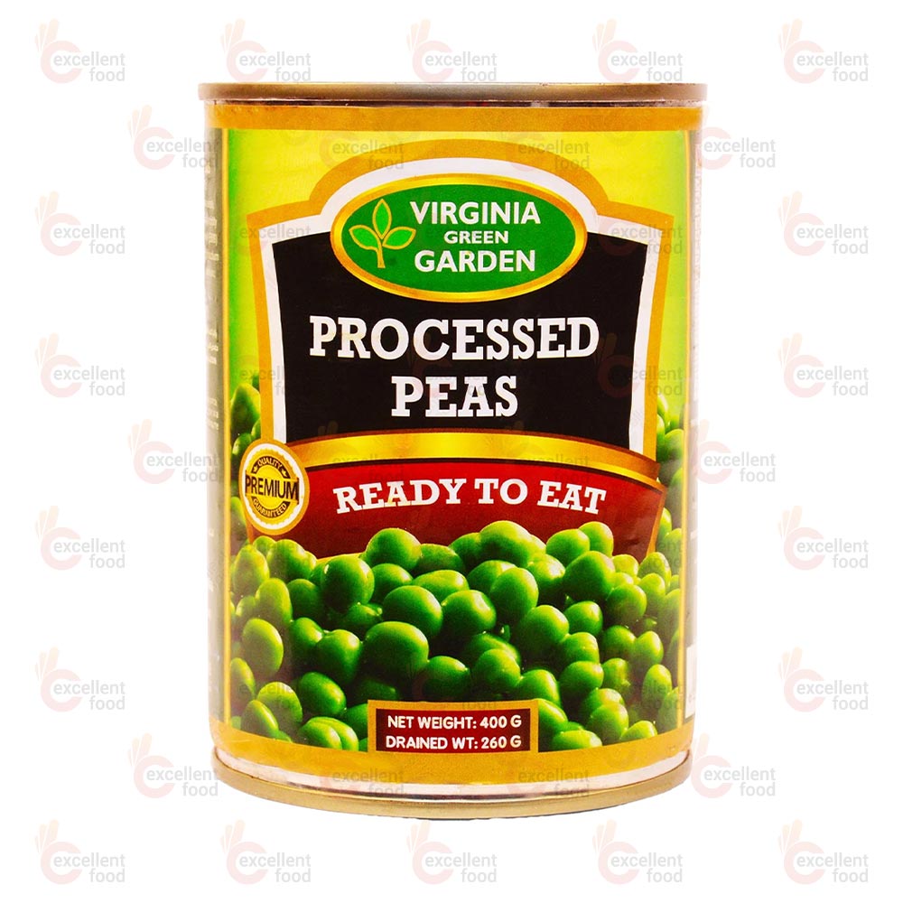 Virginia Green Garden Green Peas (Processed) 400gm