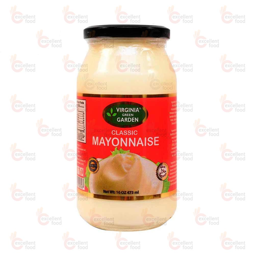 Virginia Green Garden Mayonnaise Jar 16oz