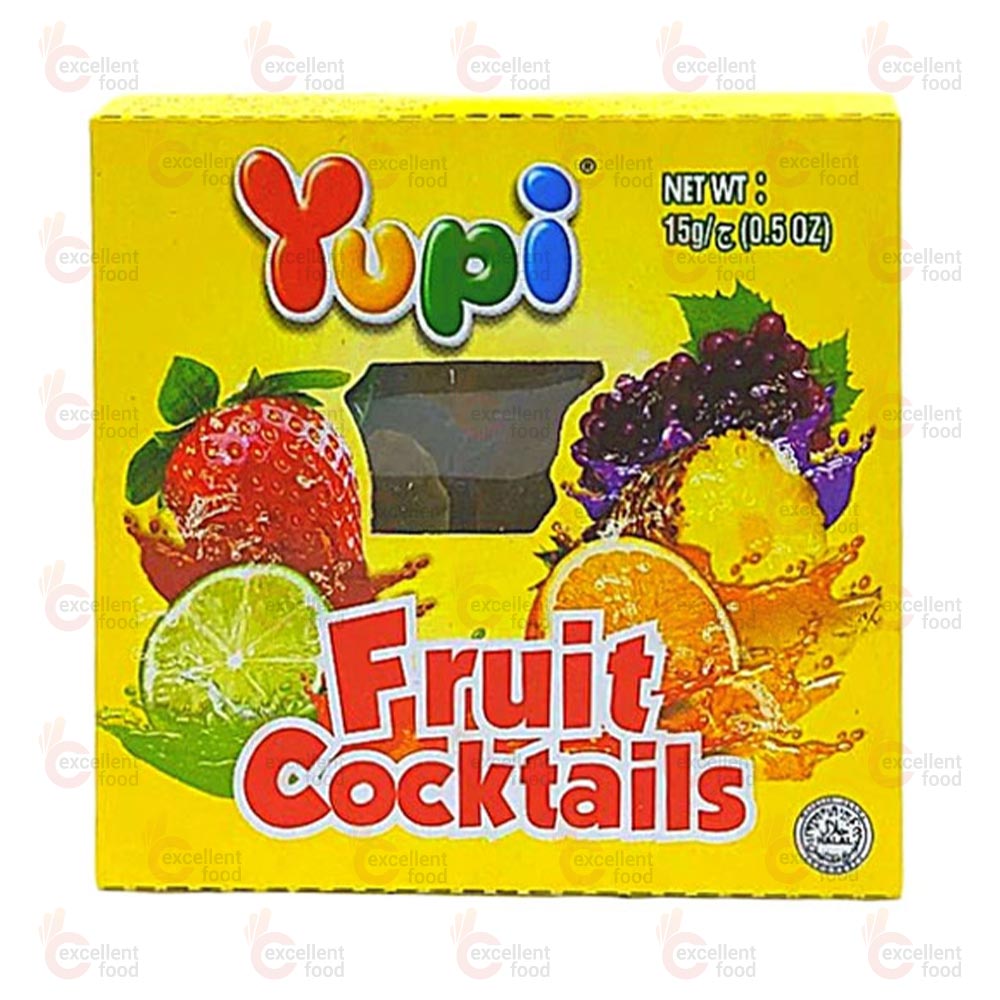 Yupi fruite cocktails 15gm