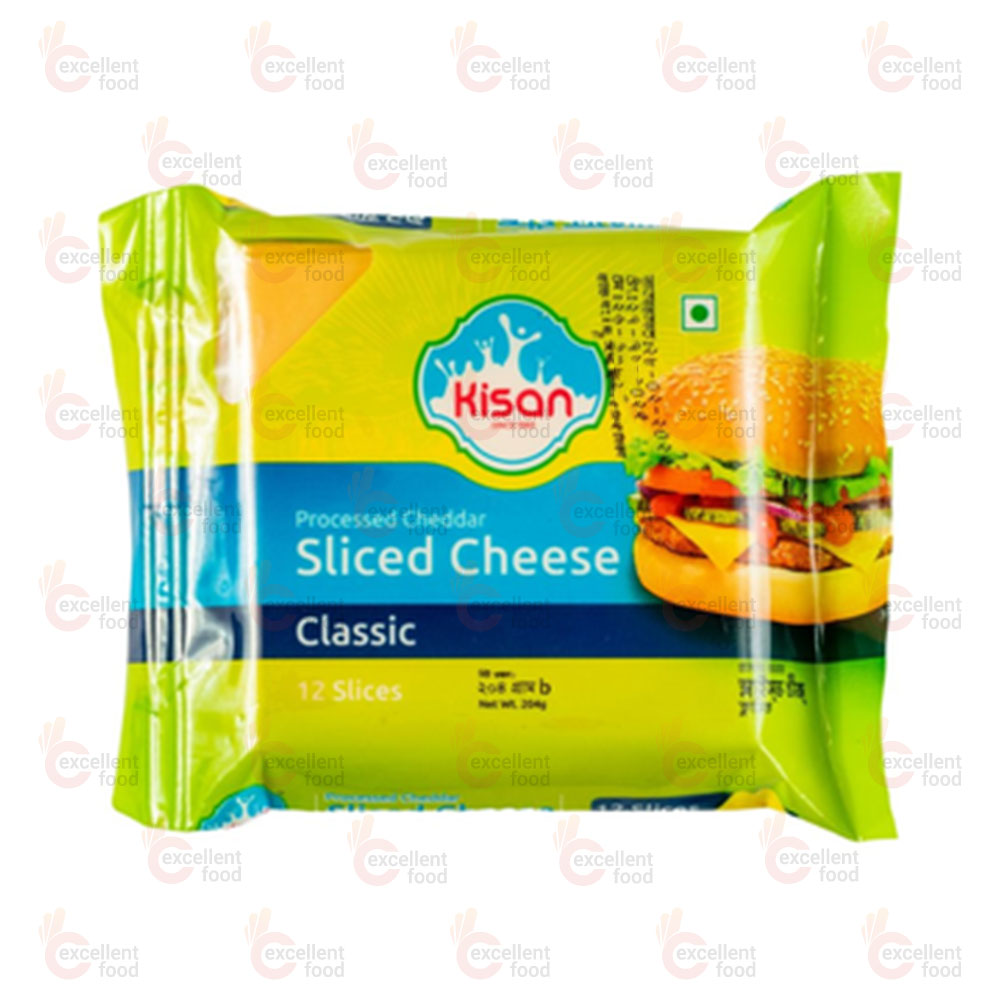 Kisan Sliced cheese 204g