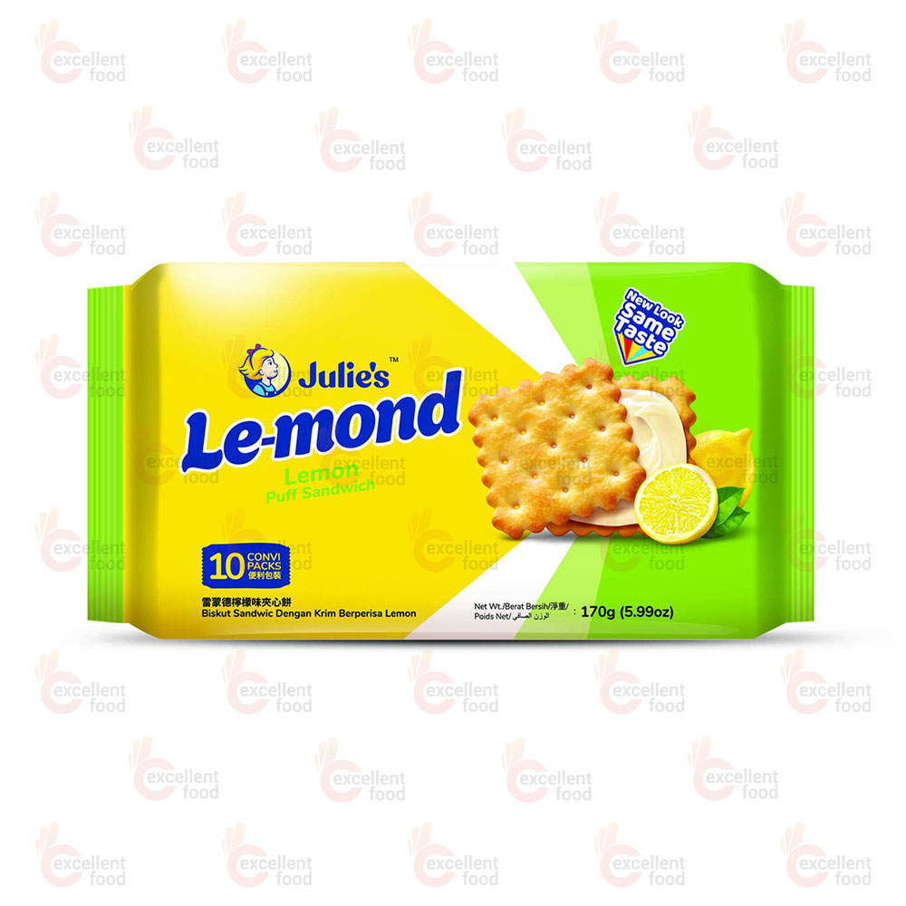 Julie's Le-mond Lemon Puff 170gm