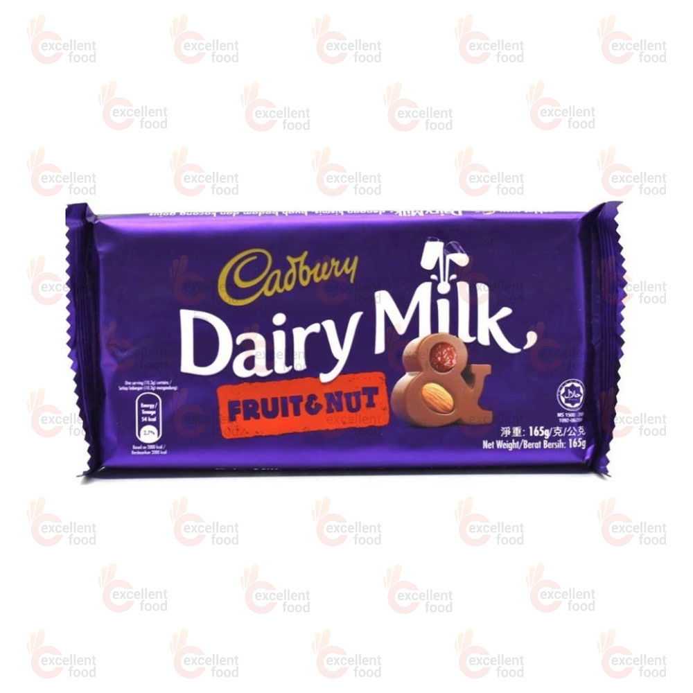 Cadbury Dairy Milk Fruit & Nut 165 gm