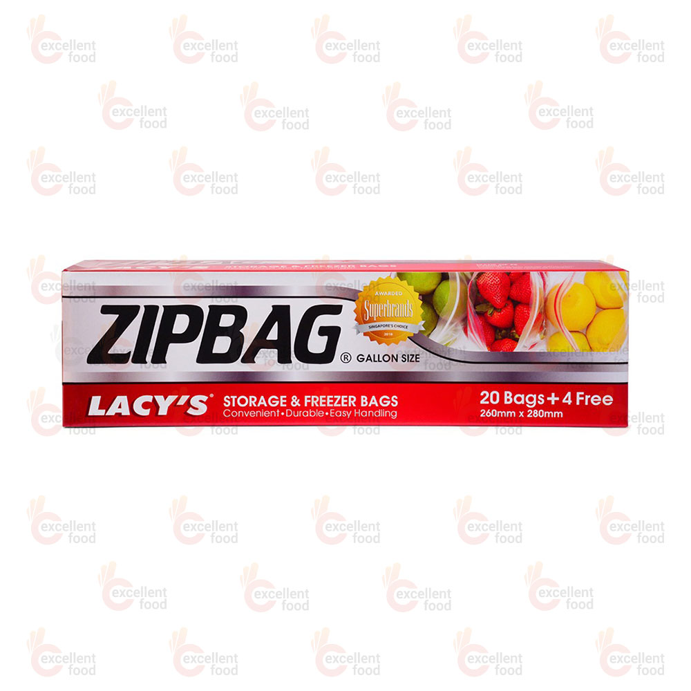 Lacy's Zipbag Gallon Size (260mm x 280mm)