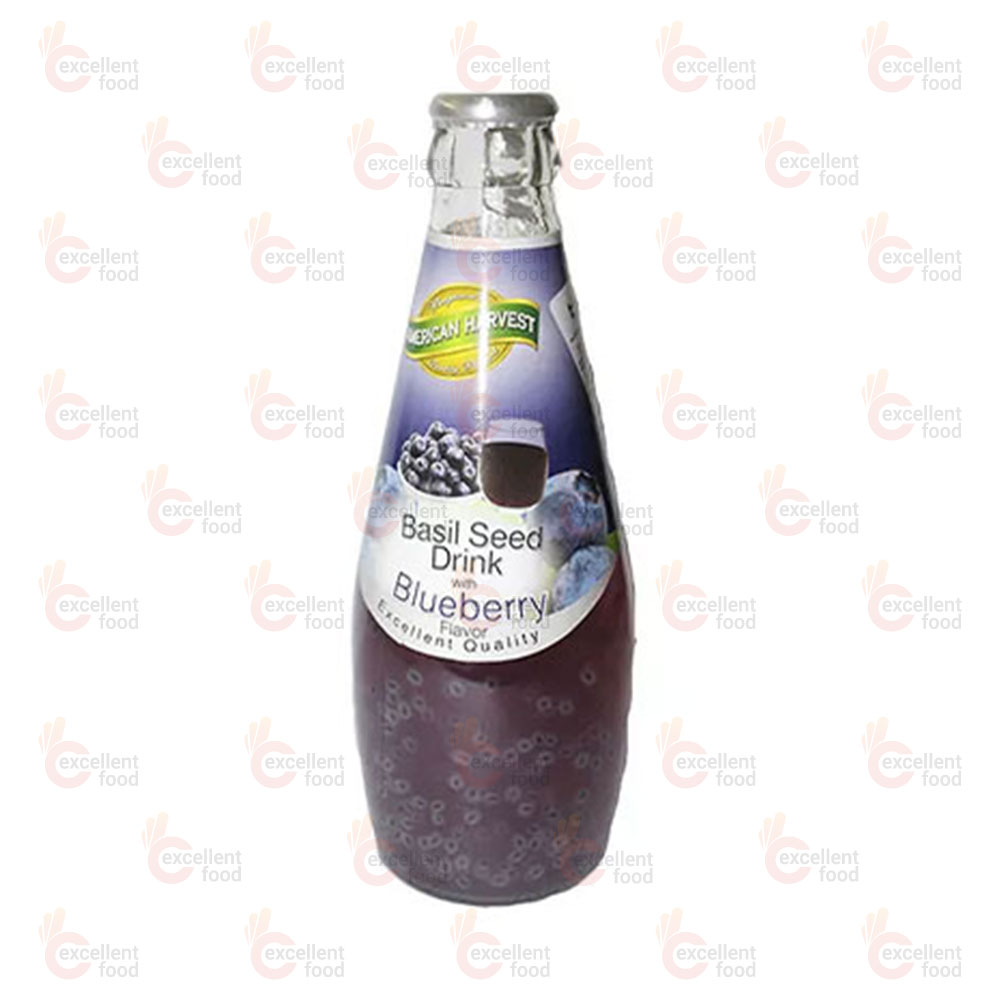 American Harvest Basil Seed Drink Blueberry 290ml
