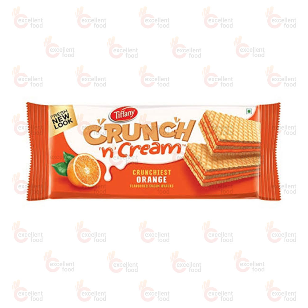 Tiffany Crunch n Cream Orange Wafer 153g