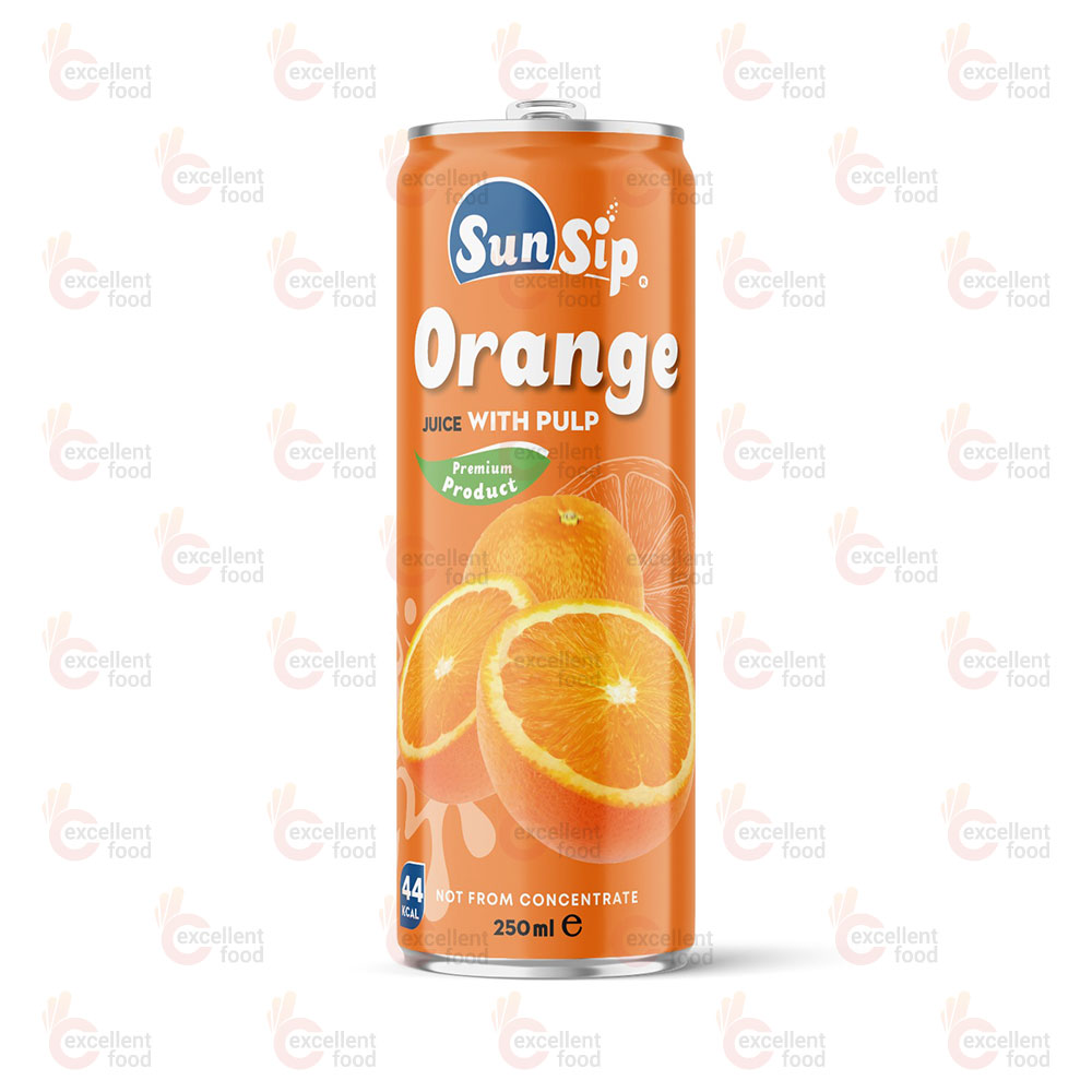 Sunsip Orange Juice With Pulp 250ml